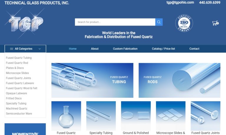 Technical Glass Products, Inc.
