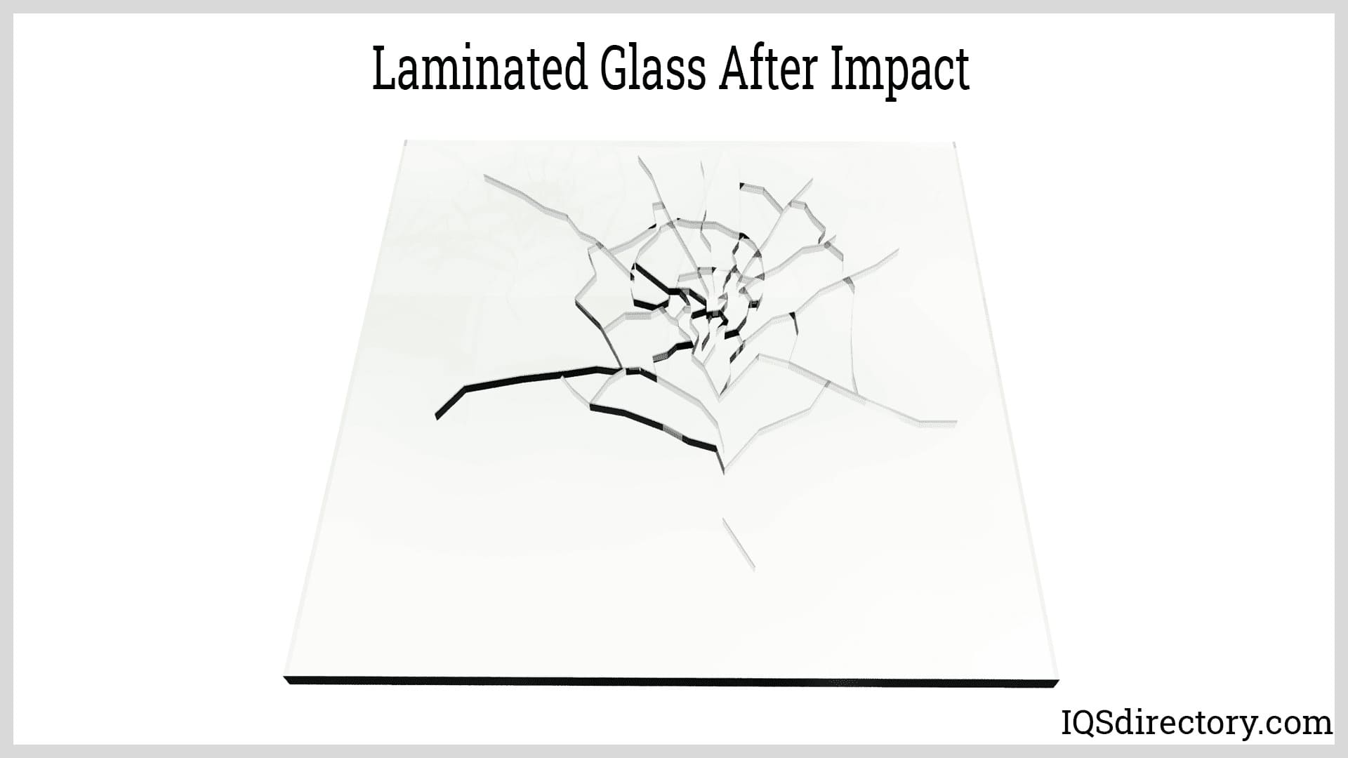 laminated glass after impact