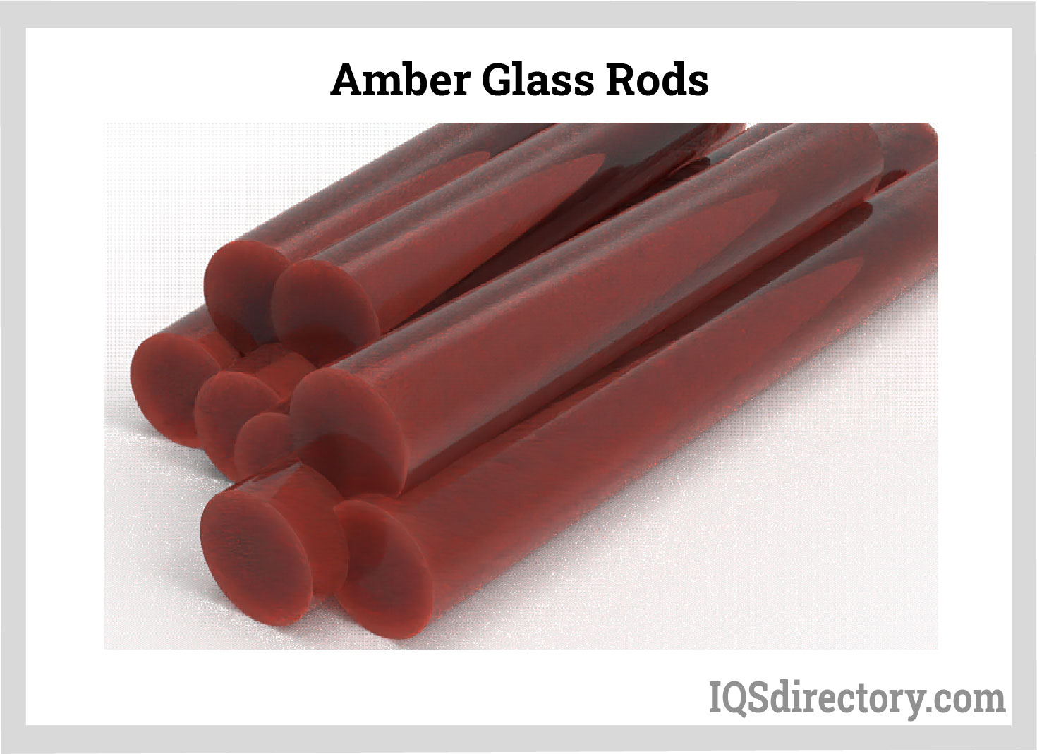 Amber Glass Rods