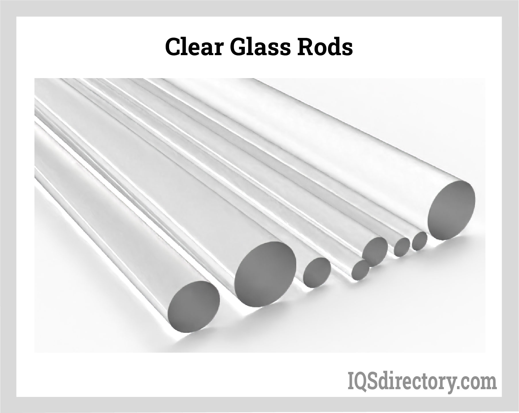 Clear Glass Rods